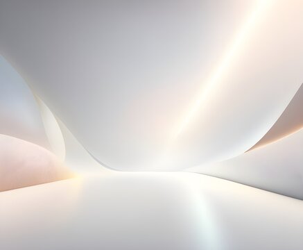 Luxury modern abstract white background, for web design, banner, wallpaper template and others. Generative Ai