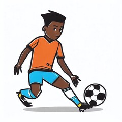 Obraz premium Football, ball game the stadium and stands Generative AI