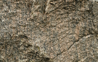 Uneven surface of granite stone
