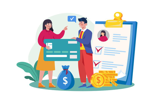 Loan officer assisting clients with loan applications and processing.