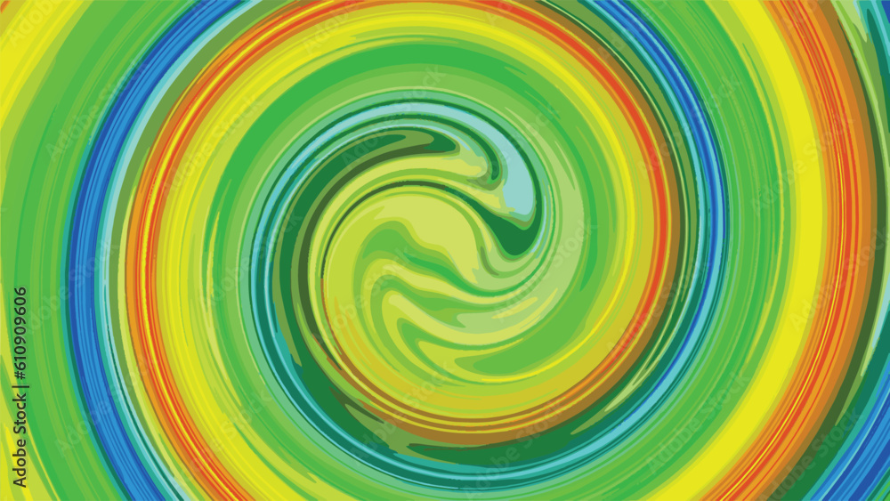 Poster abstract colorful twisted spiral gradient background