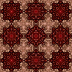 Vibrant and Symmetrical Digital Abstract Kaleidoscope Art with Intricate Geometric Patterns, Fractal Elements, and Psychedelic Colors, Perfect for Contemporary Design Projects, Modern Wallpaper