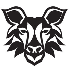 animal design black and white