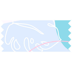 Pastel abstract washi tape