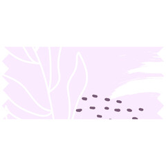 Pastel abstract washi tape