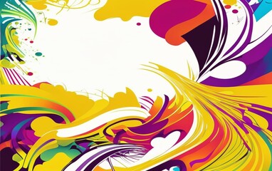 Obraz na płótnie Canvas Colorful abstract geometric wallpaper background design, Generative AI