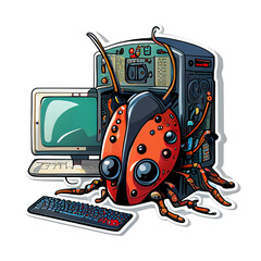 Computer and Bug 7