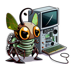 Computer and Bug 8