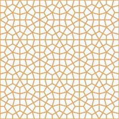 Seamless geometric pattern with Arabic style
