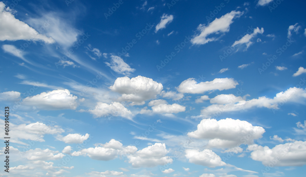 Wall mural sky-clouds background.