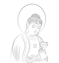 buddha statue silhouette