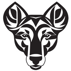 animal design black and white