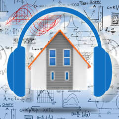 Noise reduction in buildings activity and construction industry - protection concept with...