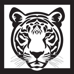 animal design black and white