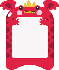 Cute Monster Character Name Tag
