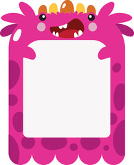 Cute Monster Character Name Tag