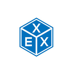 XEX letter logo design on white background. XEX creative initials letter logo concept. XEX letter design.
