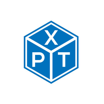 XPT letter logo design on black background. XPT creative initials letter logo concept. XPT letter design.
