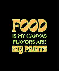 Cooking Typography T shirt Design