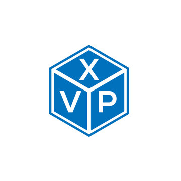 XVP letter logo design on black background. XVP creative initials letter logo concept. XVP letter design.
