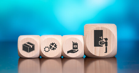 Concept of home delivery