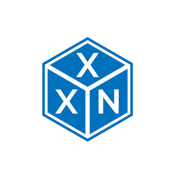 XXN letter logo design on black background. XXN creative initials letter logo concept. XXN letter design.
