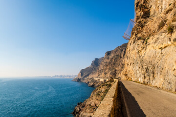 Beautiful Mediterranean landscape in Aguadulce, Andalusia, Spain