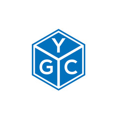 YGC letter logo design on white background. YGC creative initials letter logo concept. YGC letter design.
