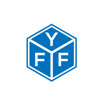 YFF letter logo design on white background. YFF creative initials letter logo concept. YFF letter design.
