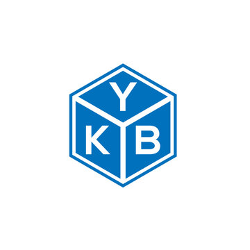 YKB letter logo design on white background. YKB creative initials letter logo concept. YKB letter design.

