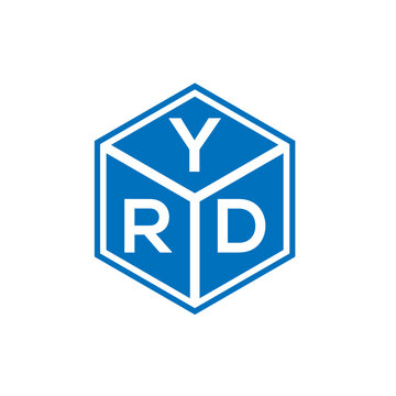 YRD letter logo design on white background. YRD creative initials letter logo concept. YRD letter design.
