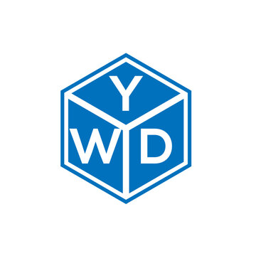 YWD letter logo design on white background. YWD creative initials letter logo concept. YWD letter design.
