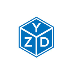 YZD letter logo design on white background. YZD creative initials letter logo concept. YZD letter design.
