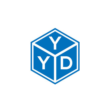 YYD letter logo design on white background. YYD creative initials letter logo concept. YYD letter design.
