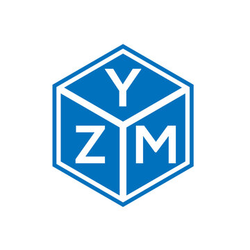 YZM letter logo design on white background. YZM creative initials letter logo concept. YZM letter design.
