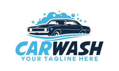 wash logo design, set of Car Wash logo design concept vector, Automotive Cleaning logo template
