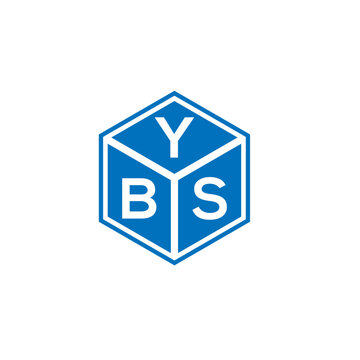 YBS letter logo design on white background. YBS creative initials letter logo concept. YBS letter design.
