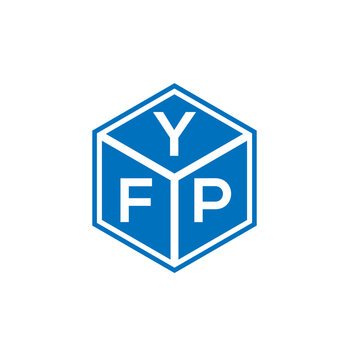 YFP letter logo design on white background. YFP creative initials letter logo concept. YFP letter design.
