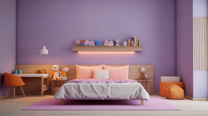 Minimalist Charm, stunning 32k UHD image of a minimalist child's room with a wooden toy chest placed against a wall, 3D realism