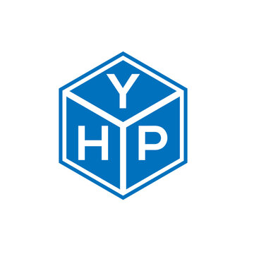 YHP letter logo design on white background. YHP creative initials letter logo concept. YHP letter design.
