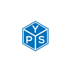YPS letter logo design on white background. YPS creative initials letter logo concept. YPS letter design.
