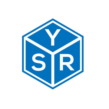 YSR letter logo design on white background. YSR creative initials letter logo concept. YSR letter design.
