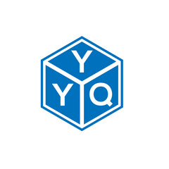 YYQ letter logo design on white background. YYQ creative initials letter logo concept. YYQ letter design.

