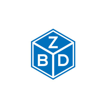 ZBD letter logo design on white background. ZBD creative initials letter logo concept. ZBD letter design.

