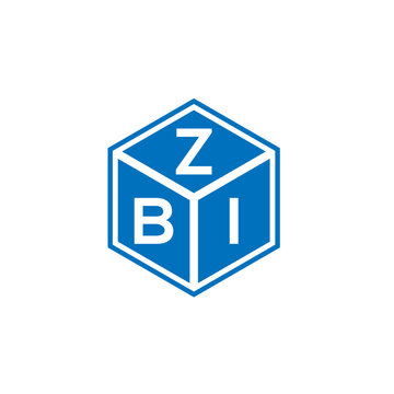 ZBI letter logo design on white background. ZBI creative initials letter logo concept. ZBI letter design.
