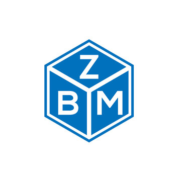 ZBM letter logo design on white background. ZBM creative initials letter logo concept. ZBM letter design.
