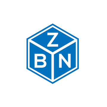 ZBN letter logo design on white background. ZBN creative initials letter logo concept. ZBN letter design.
