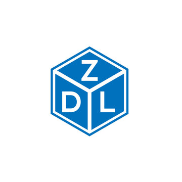 ZDL letter logo design on white background. ZDL creative initials letter logo concept. ZDL letter design.
