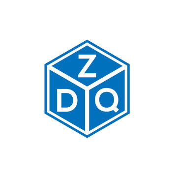 ZDQ letter logo design on white background. ZDQ creative initials letter logo concept. ZDQ letter design.
