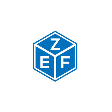 ZEF letter logo design on white background. ZEF creative initials letter logo concept. ZEF letter design.
